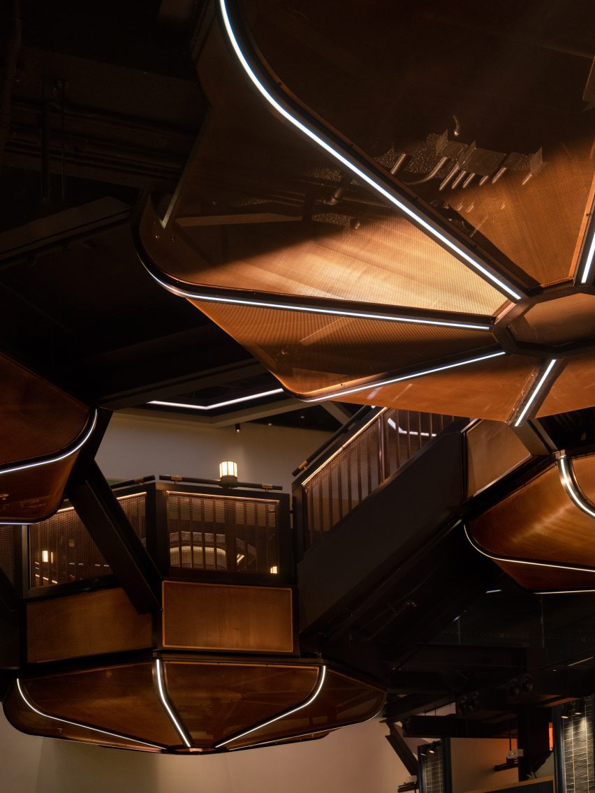 Genso restaurant at Hong Kong's Sha Tin Racecourse, designed by Joyce Wang Studio