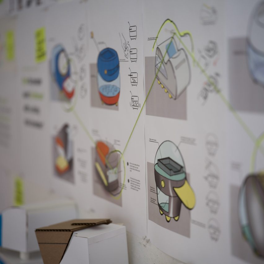 an image of product design diagrams