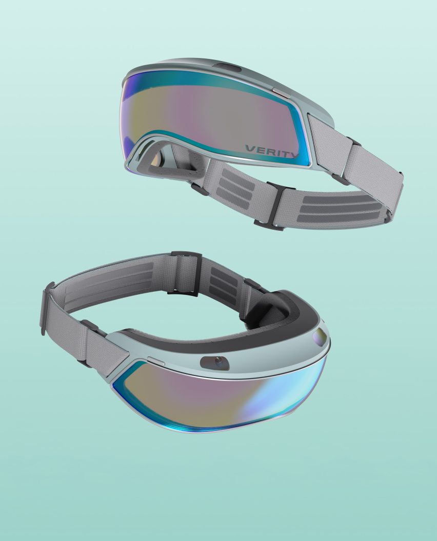 visualisation of ski goggles