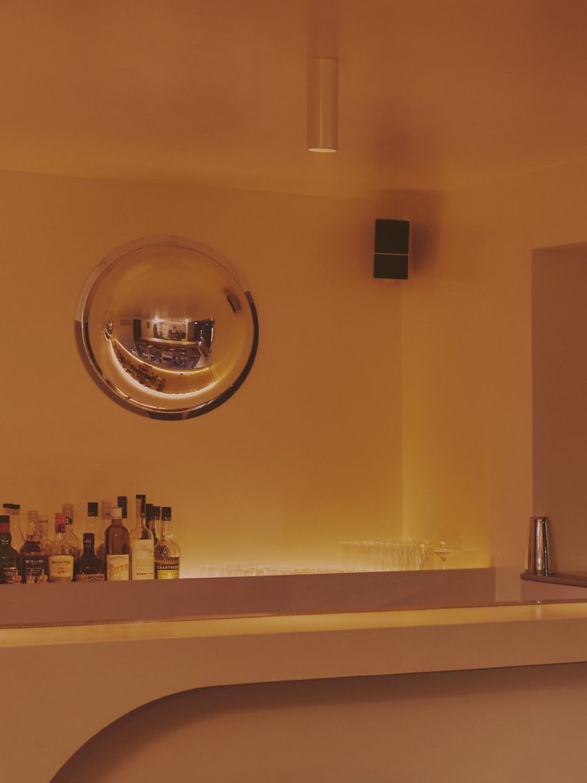 Bar area of Dive bar by Golem