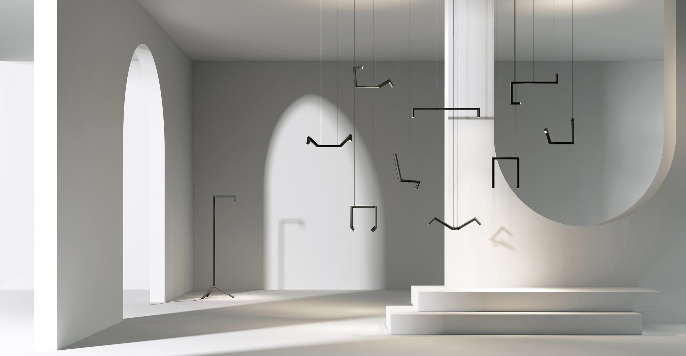 Hangman lighting by Adam Goodrum for Rakumba