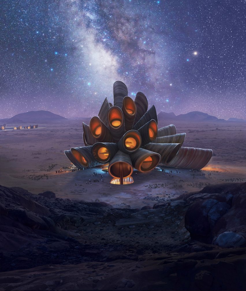 AlUla Manara "space observatory" in AlUla by Heatherwick Studio