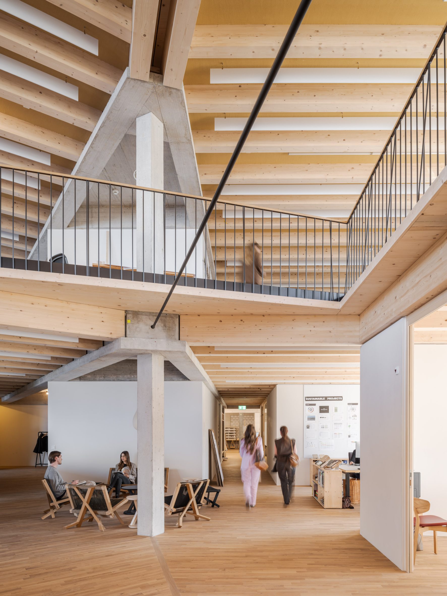 Atrium in Herzog & de Meuron office