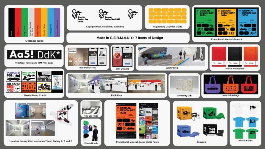 Series of renders and diagrams