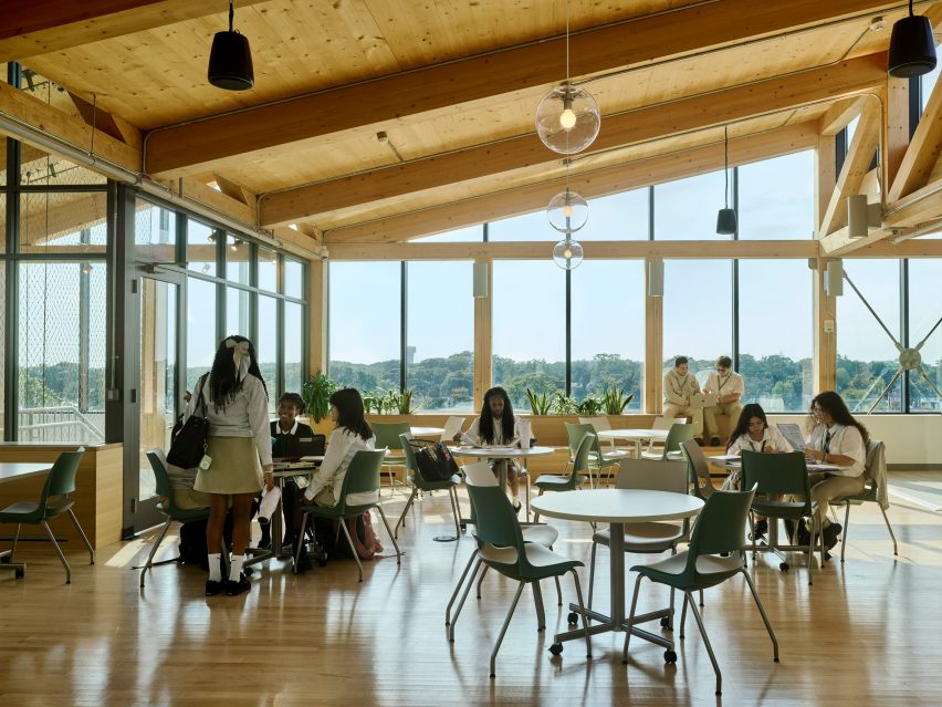 Martin Hopp timber school in Hempstead, New York