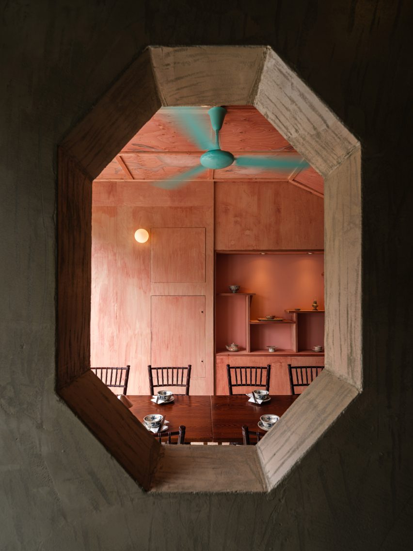 Colourful window into Vietnamese restaurant