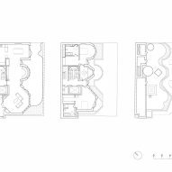 Floor plan of House on a Hill by David Kohn Architects