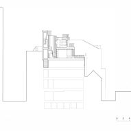 Section of House on a Hill by David Kohn Architects