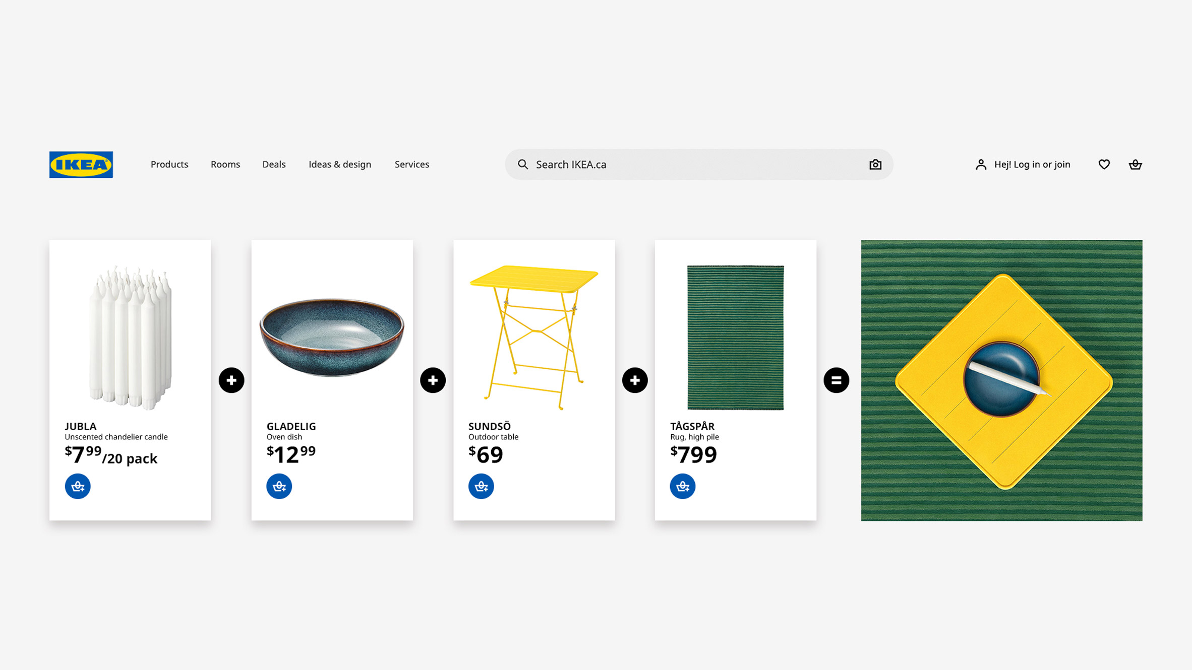 IKEA Canad World Cup flag campaign