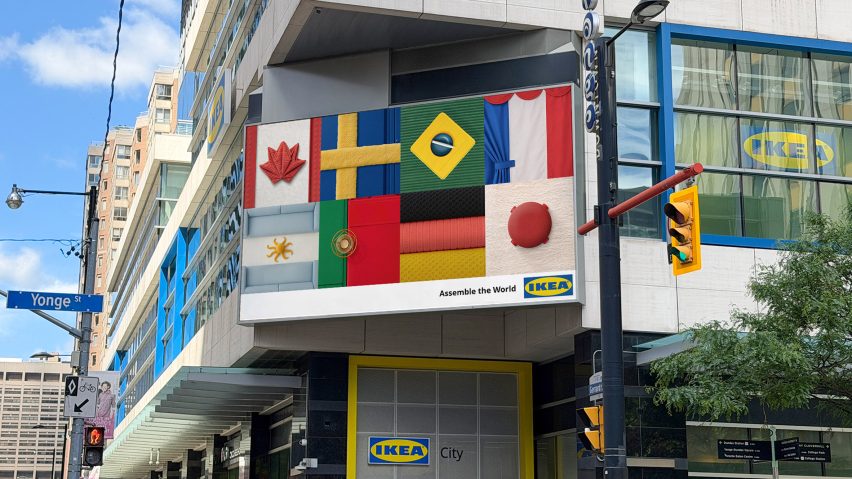IKEA Canad World Cup flag campaign