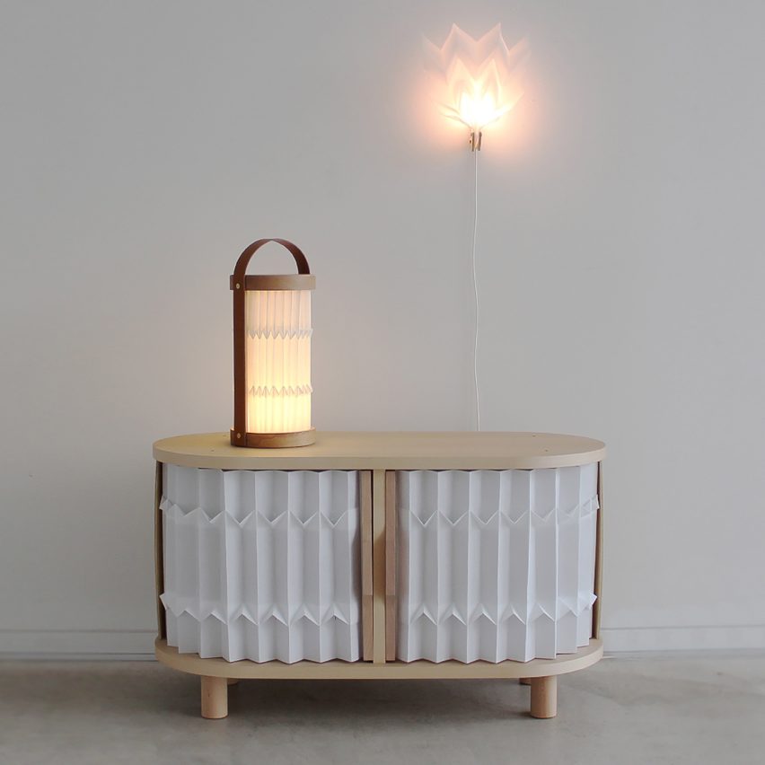 Sideboard from Origamine exhibition