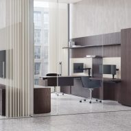 Konzert office furniture system by Paolo Dell'Elce for Knoll
