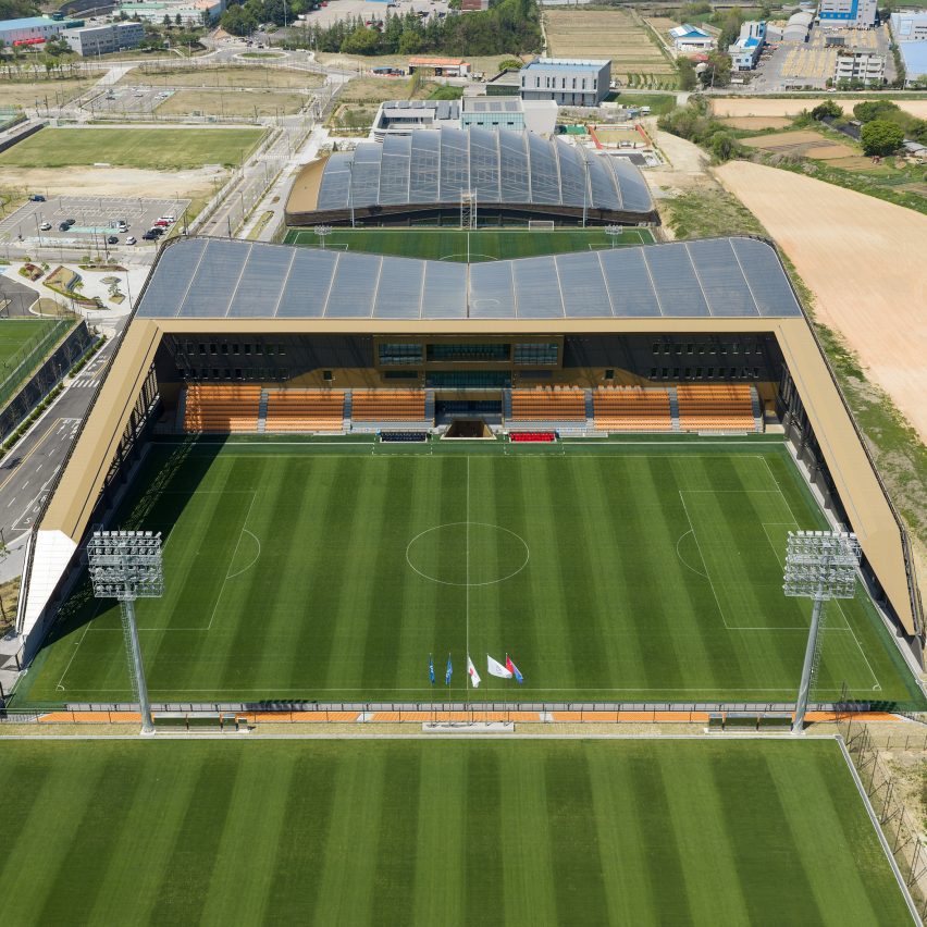 Parque de fútbol de Corea del Sur diseñado por UNStudio