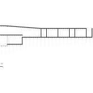 Section of Negrilla House by Croxatto and Opazo Architects