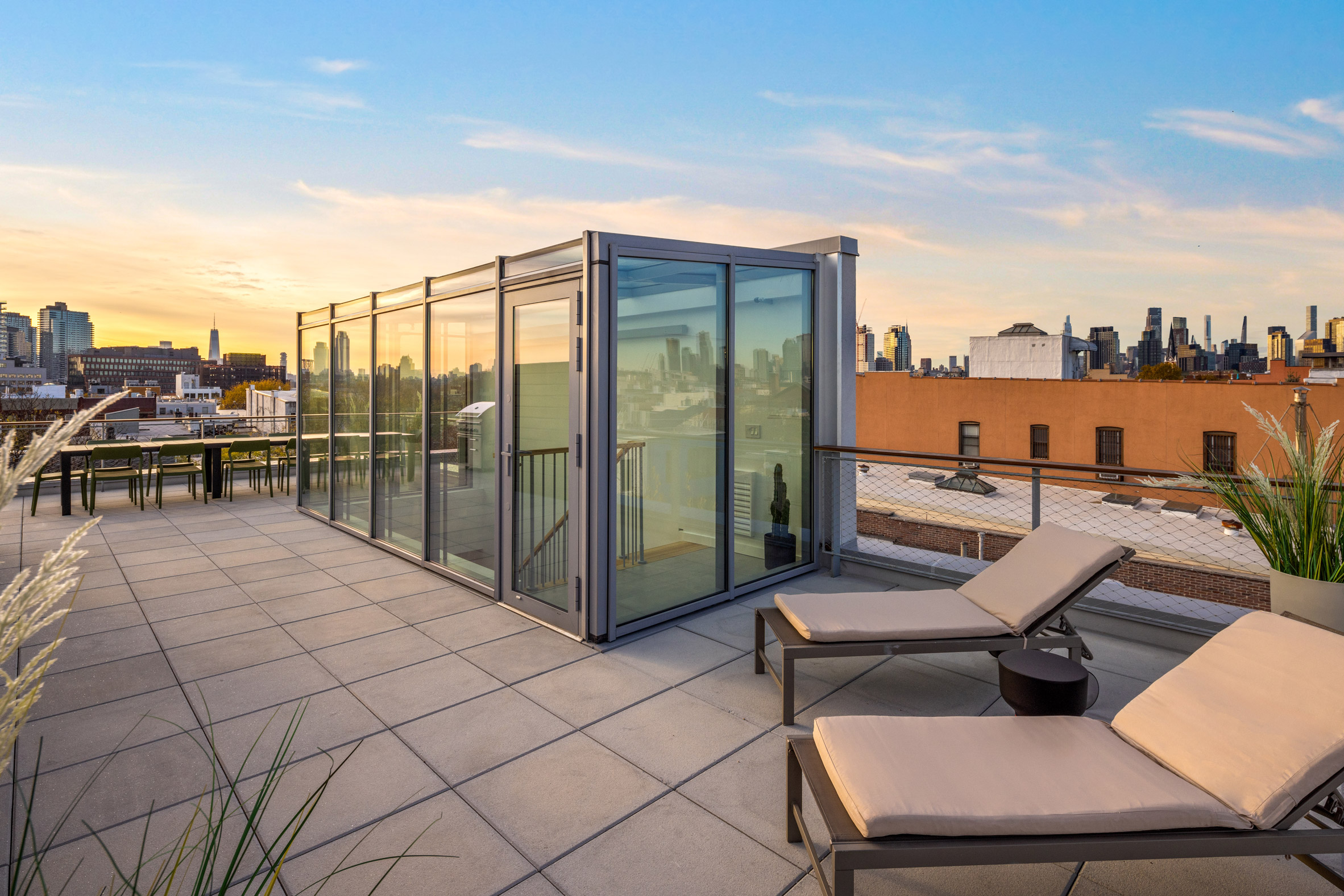 Rooftop at Leonard Street Rowhouse by Pliskin Architecture