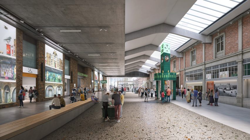 Exhibition spaces inside London Museum