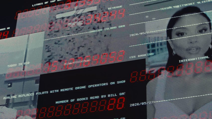 Massive Attack graphics by United Visual Artists for Primavera