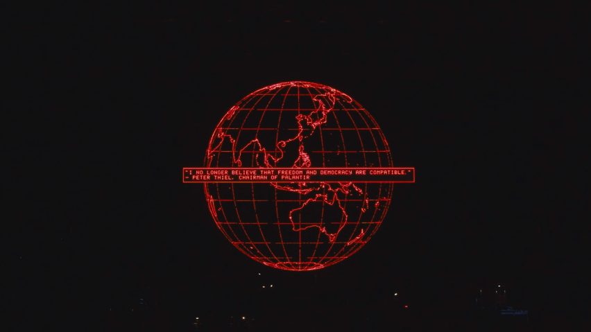 Massive Attack graphics by United Visual Artists for Primavera