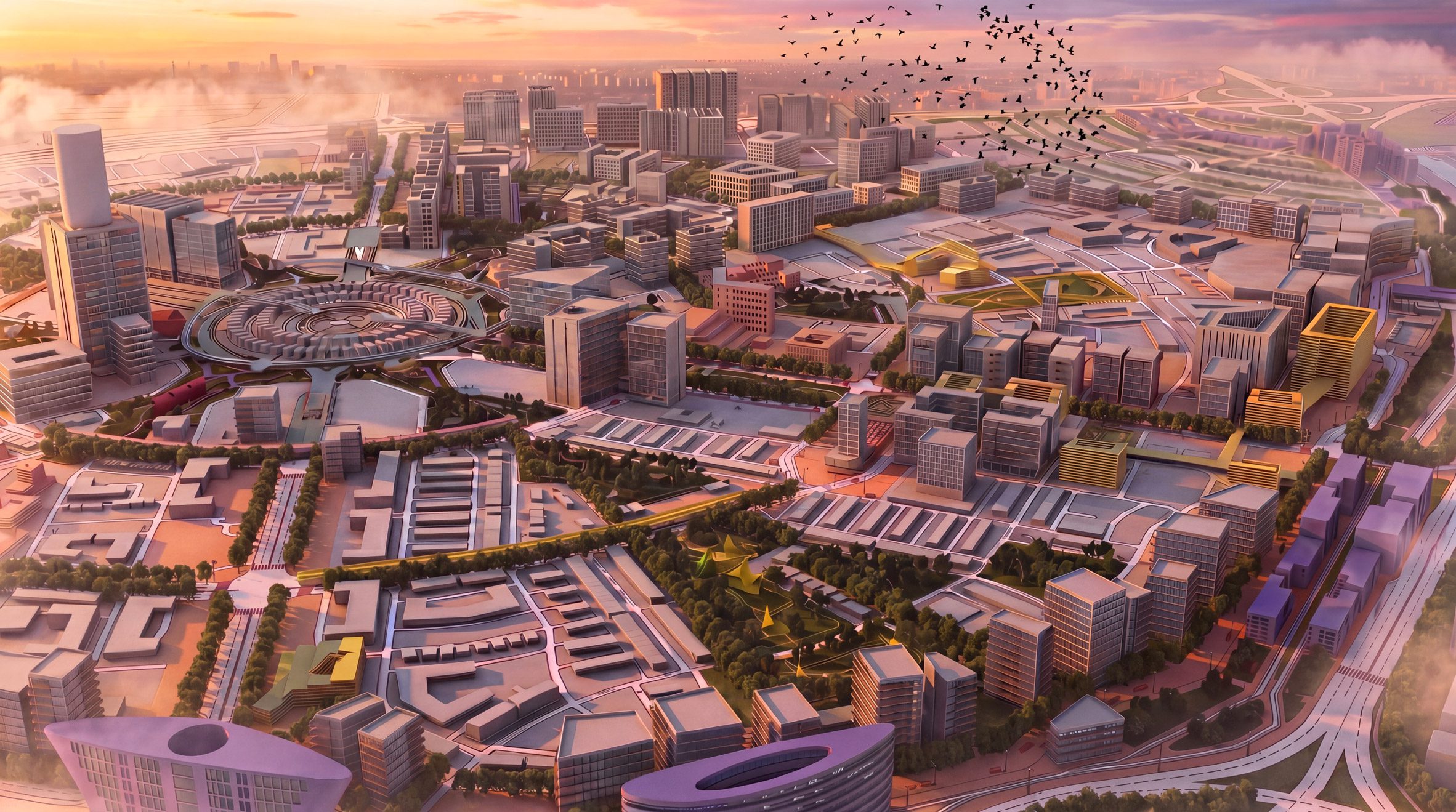 visualisation of an infill development project