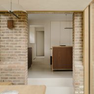 Muttram Veedu by Will Gamble Architects glazed link inside