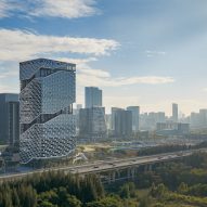 NBBJ wraps Vivo skyscraper in spiralling terrace