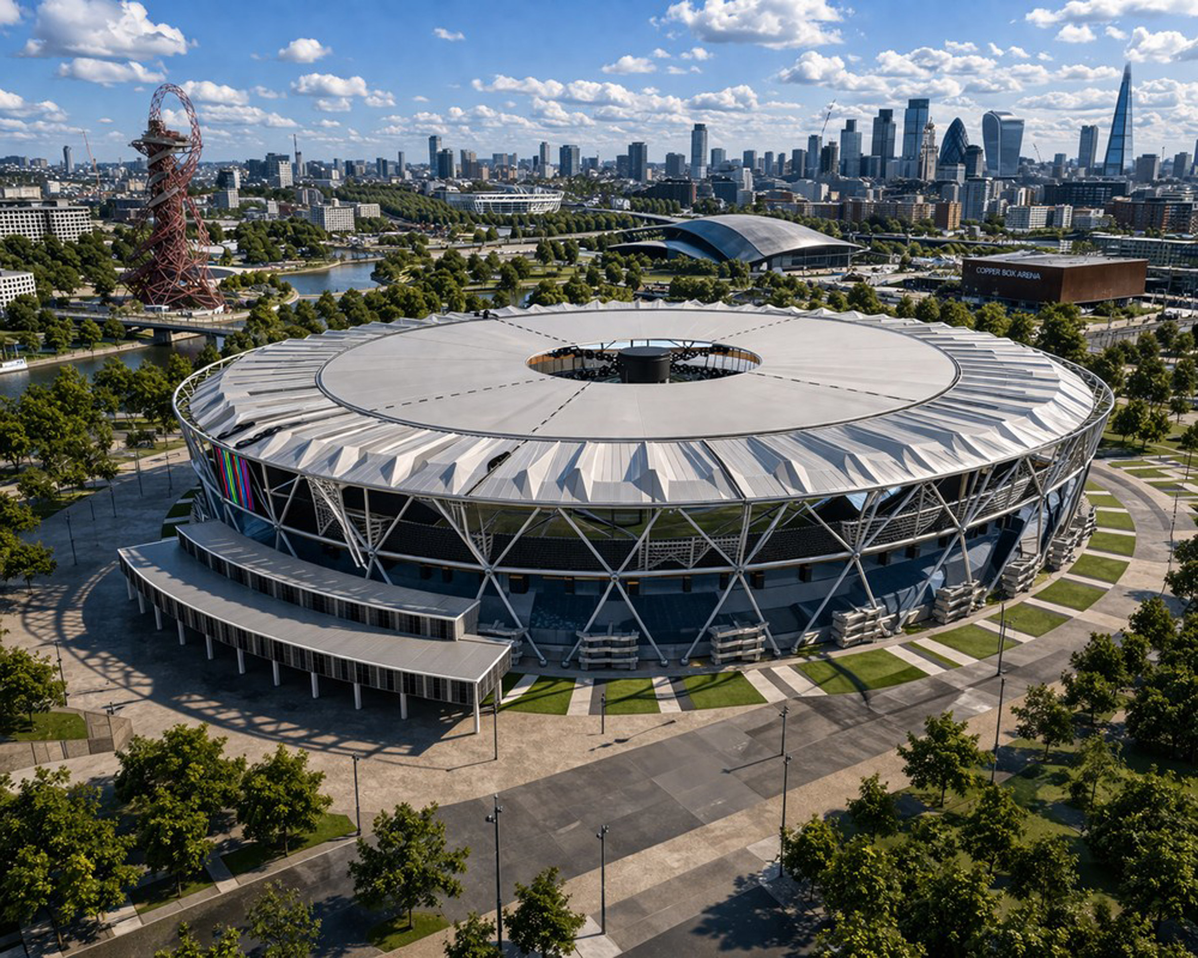 visualisation of London Stadium