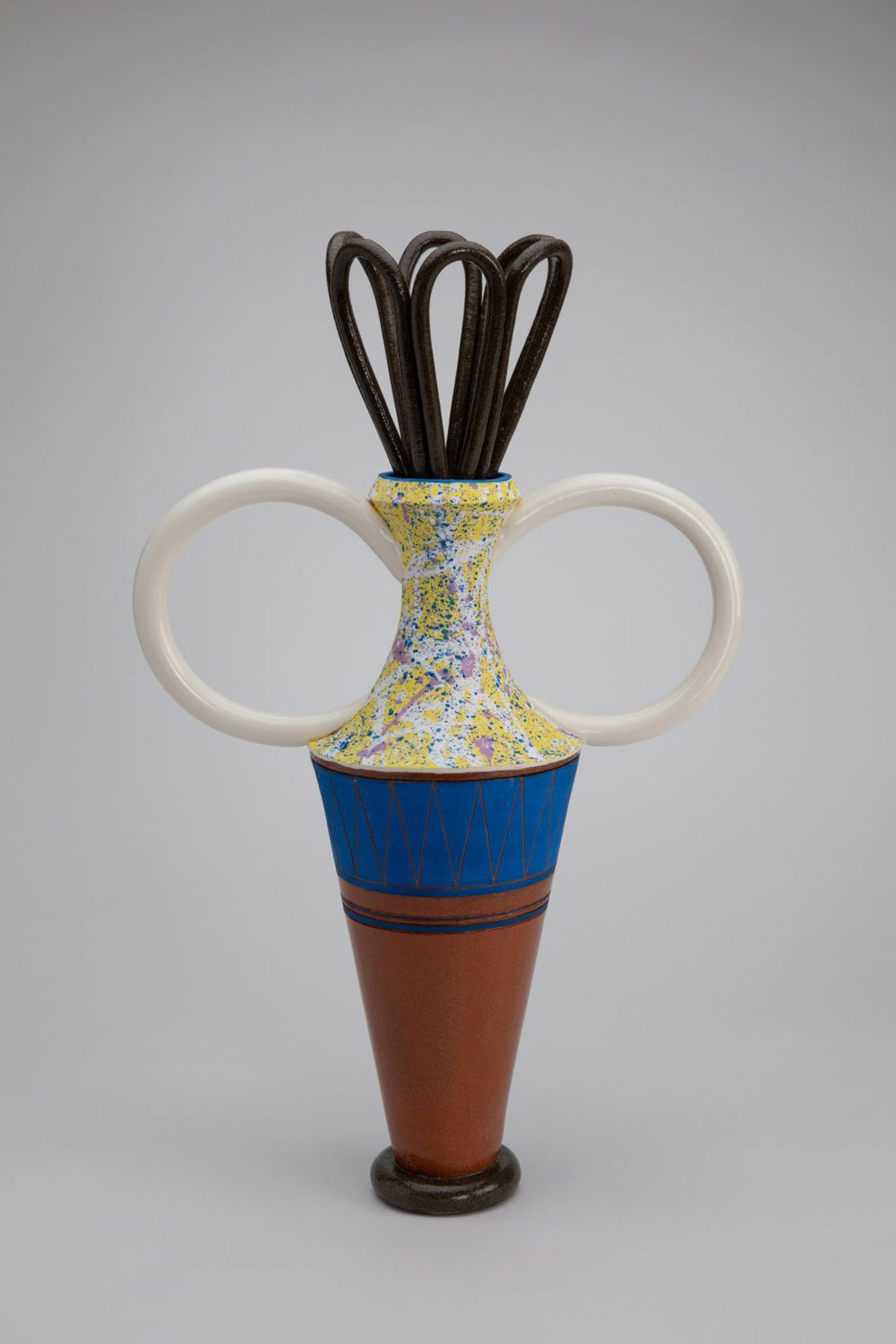 image of a colourful ceramic sculpture