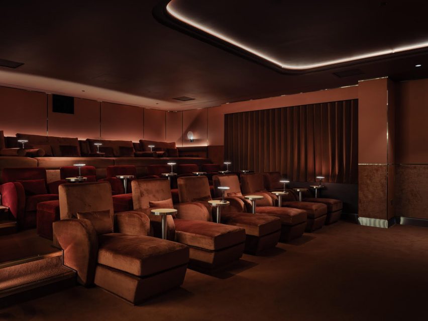 Interior of The Screening Room