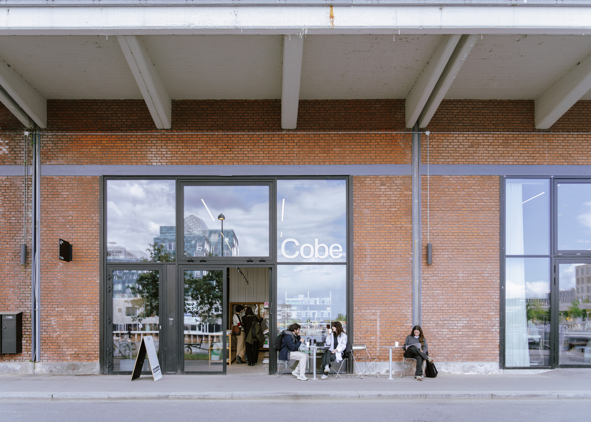 Architecture bookshop in Copenhagen by Nikolaj Mentze