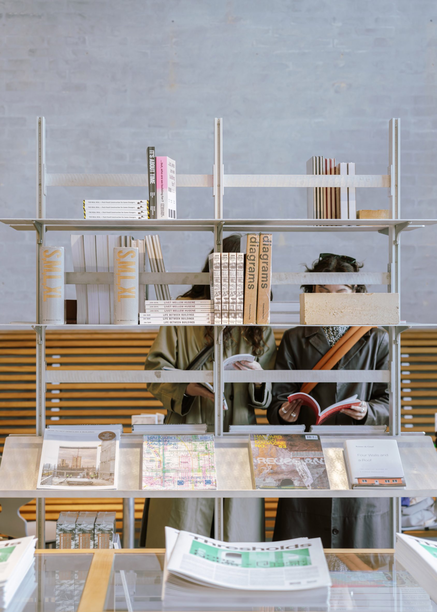 Architecture bookshop in Cobe's Copenhagen studio by Nikolaj Mentze
