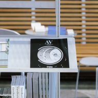 Architecture bookshop in Cobe's Copenhagen studio by Nikolaj Mentze
