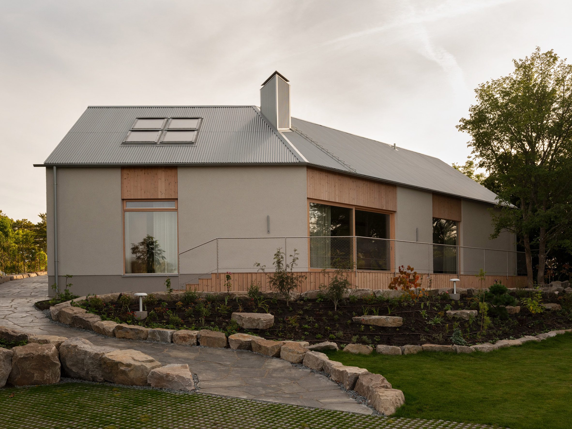 Exterior de la casa de vacaciones de Note Design Studio