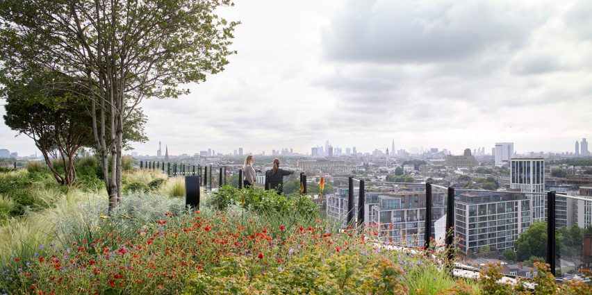 Landscaped roof terrace in London by Heatherwick Studio and SPPARC