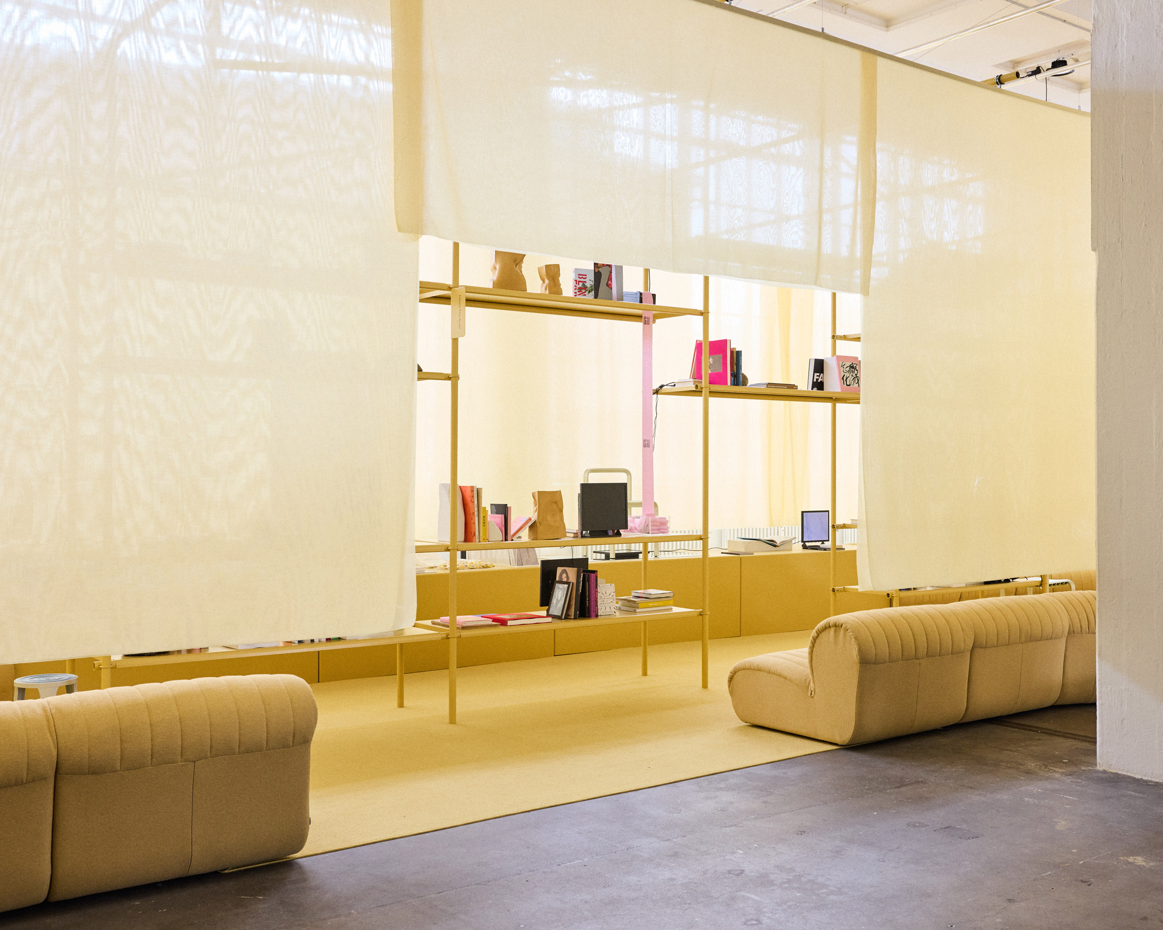 The Library installation by Muuto