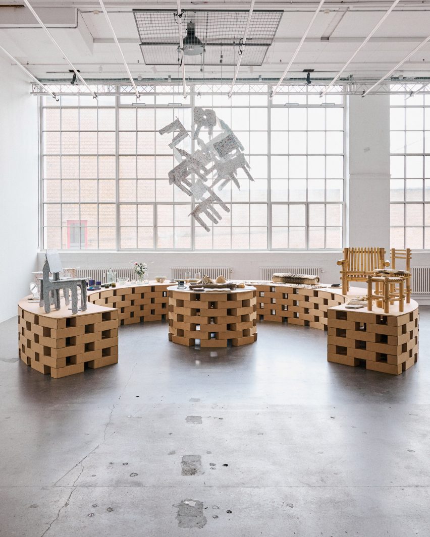 Recycled-waste furniture