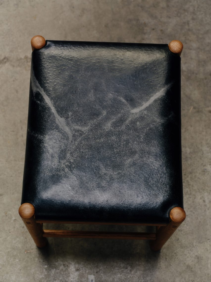 Photo of the Made by Morgen seating upholstered in Other Matter Leather