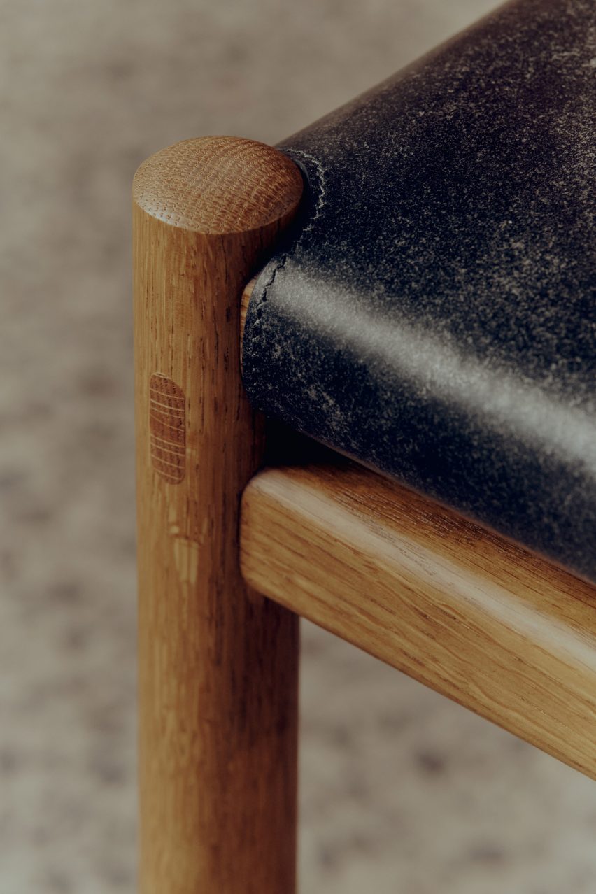 Photo of the Made by Morgen seating upholstered in Other Matter Leather