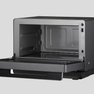 Panasonic Japanese Microwave NN-SF57RM open