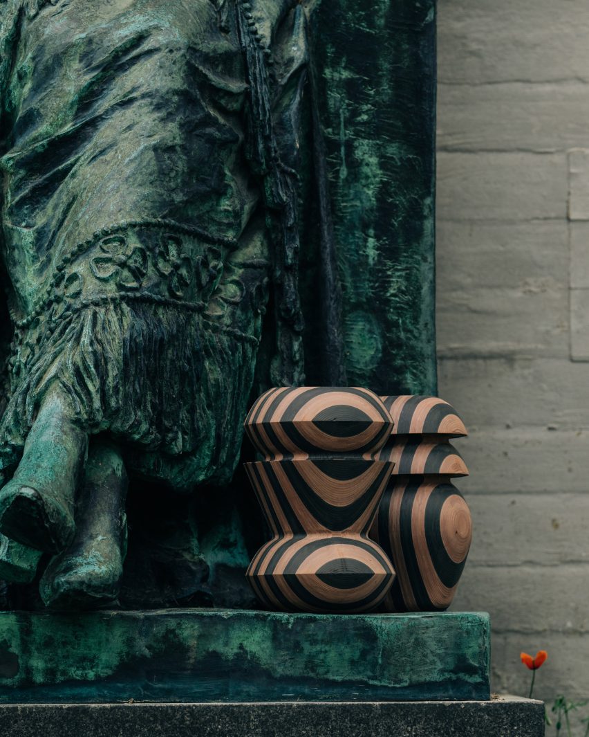 Stripy Stria candleholders