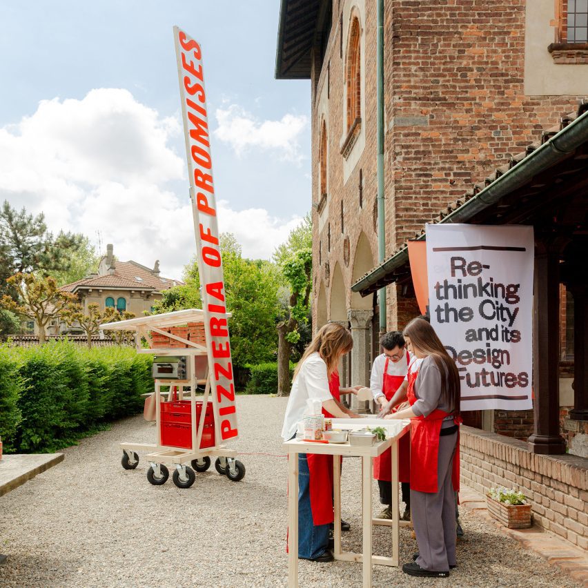 Pizzería de las Promesas en exposición urbana organizada por el Instituto Nieuwe