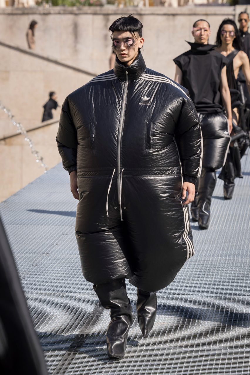 Rick Owens x Adidas ClimaCool SS27 collection inflatable tracksuits