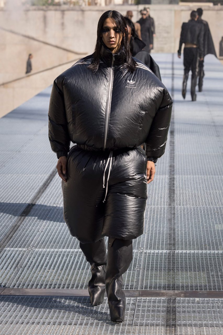 Rick Owens x Adidas ClimaCool SS27 collection inflatable tracksuits