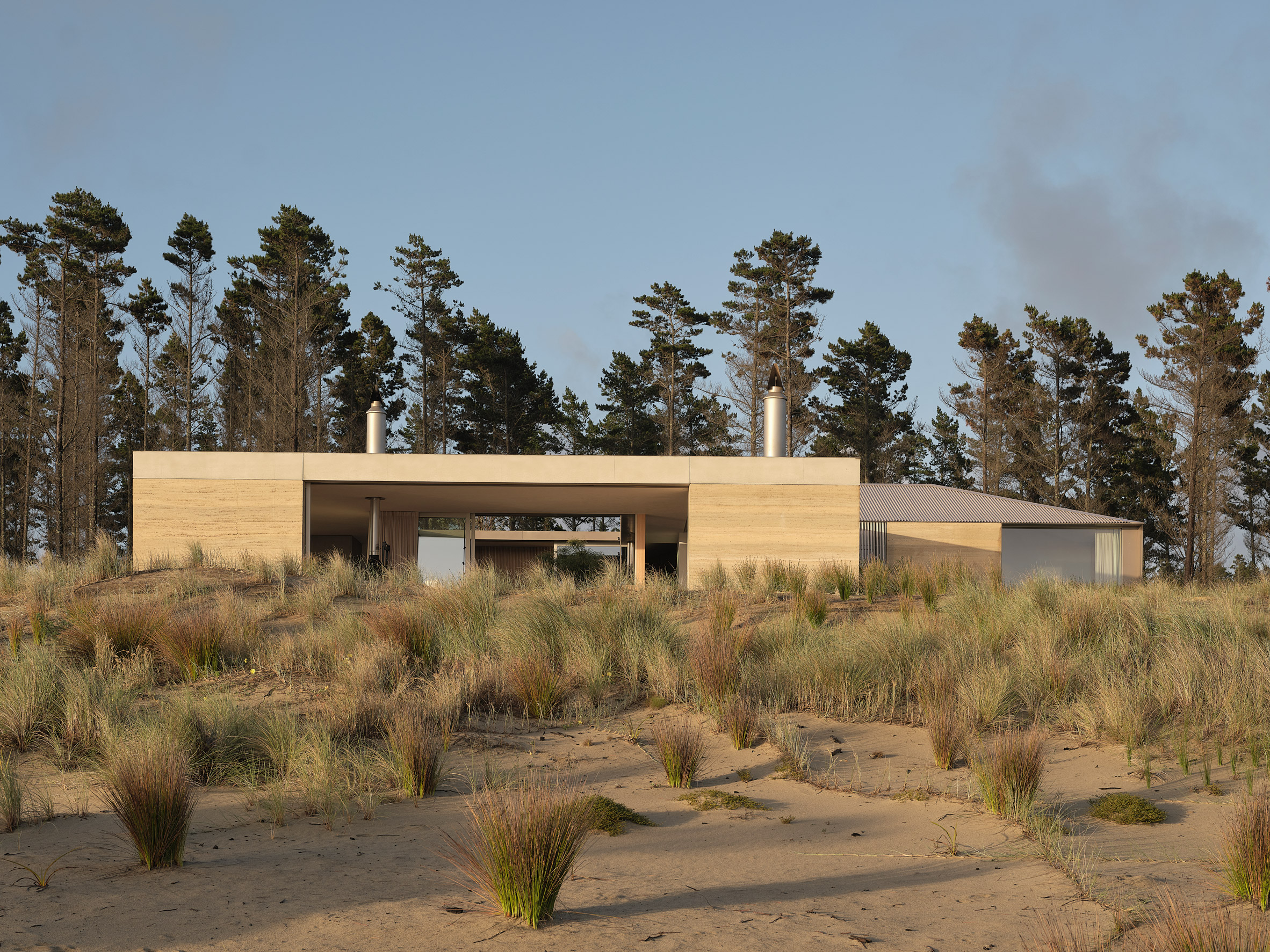Vista exterior de la residencia de Roberts Gray Architects