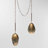 Solace Chain pendant light by Ross Gardam