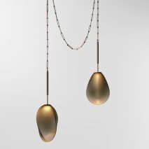 Solace Chain pendant light by Ross Gardam