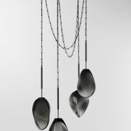 Solace Chain pendant light by Ross Gardam
