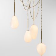 Solace Chain pendant light by Ross Gardam