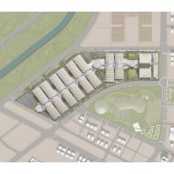 Central China International Convention and Exhibition Centre site plan by RSHP