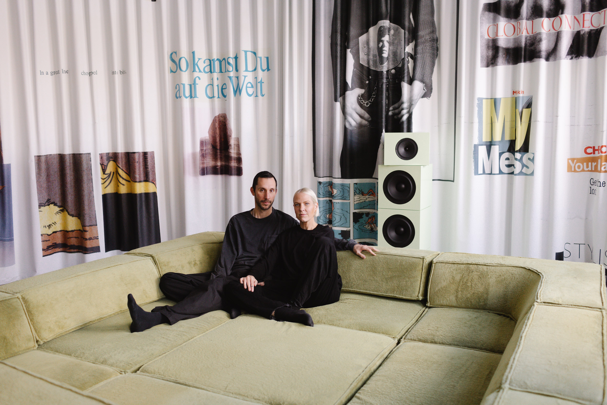Sabine Marcelis and Paul Cournet