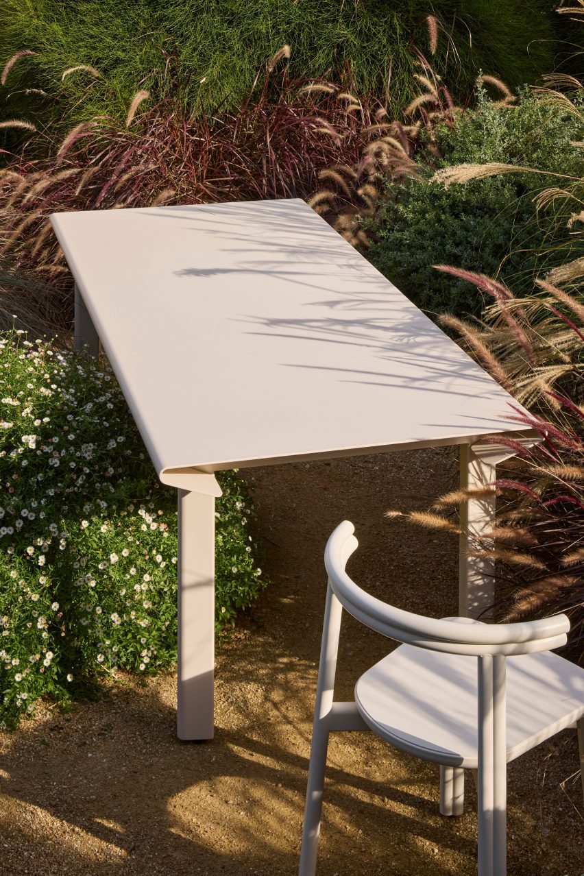Sail table by Tom Fereday for Design By Them